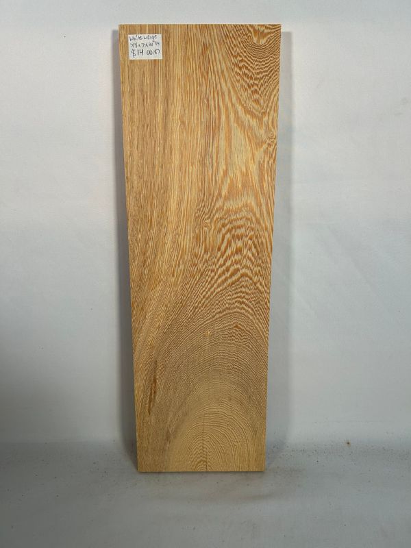 White Wenge 7/8" x 7" x 21 3/4"