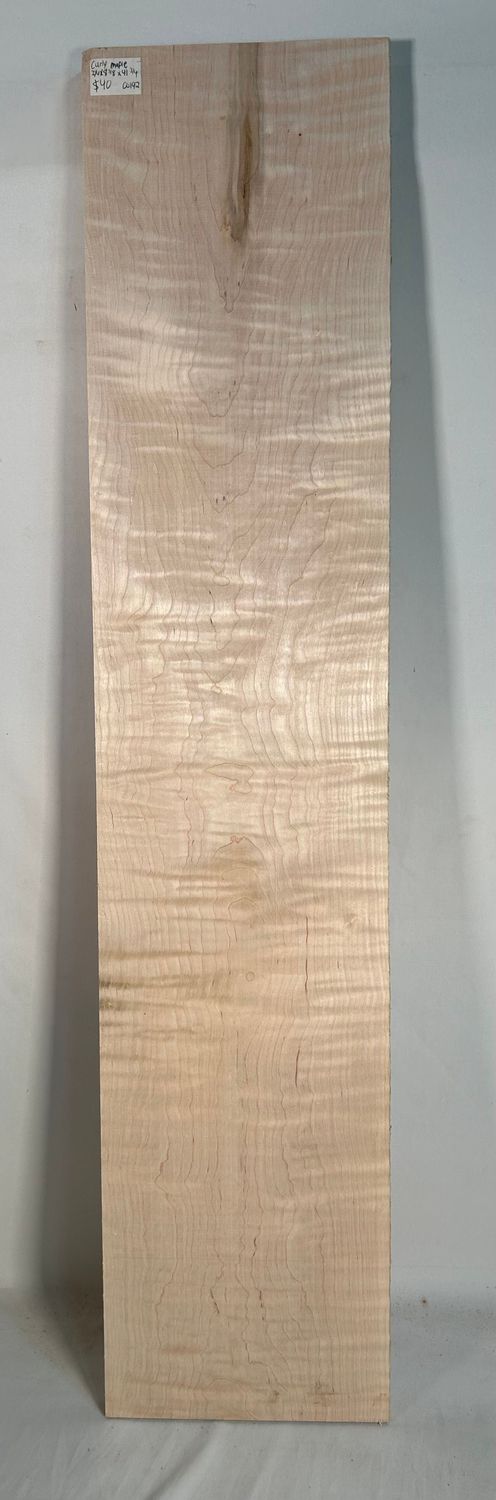 Curly Maple 3/4" x 8 7/8" X 41 3/4"