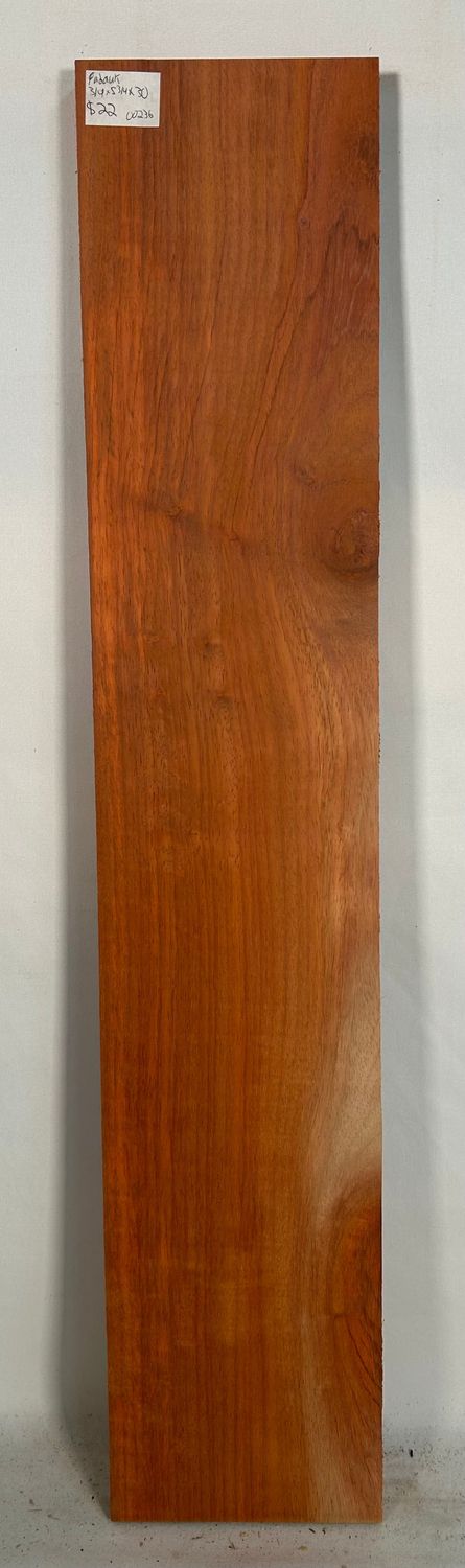 Padauk 3/4" x 5 3/4" x 30"