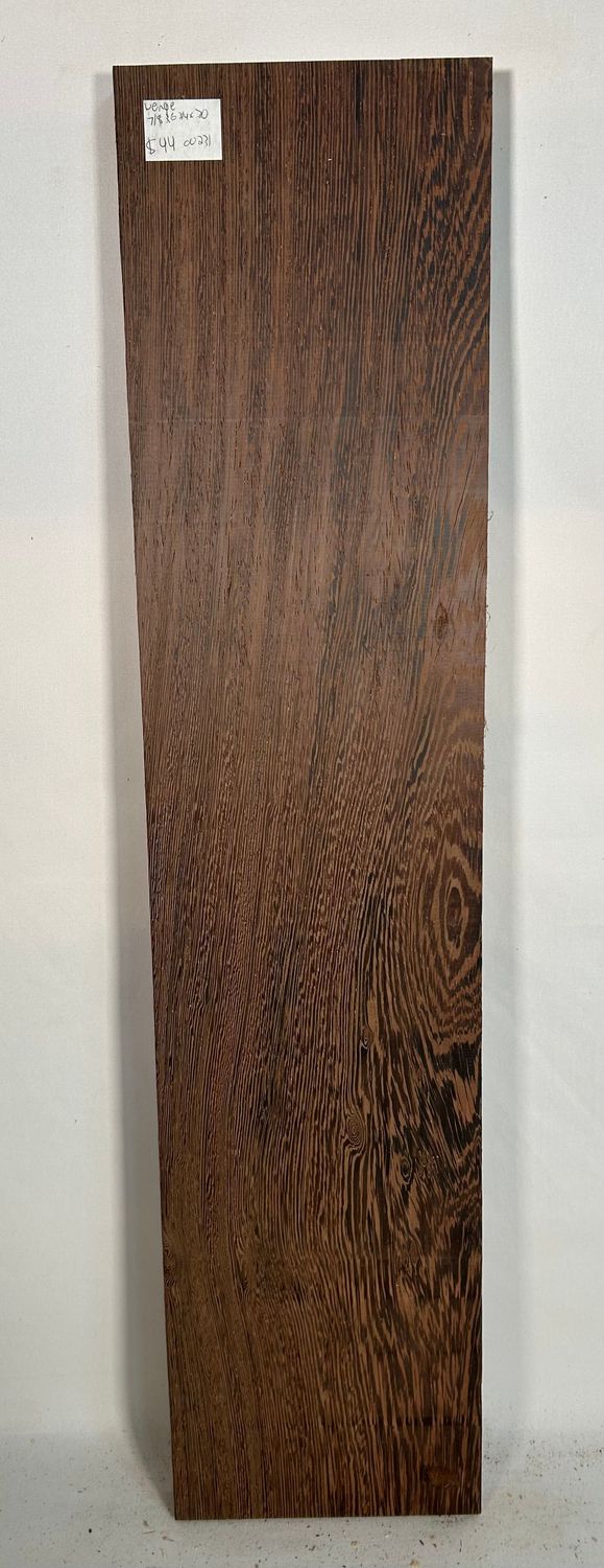 Wenge 7/8" x 6 3/4" x 30"