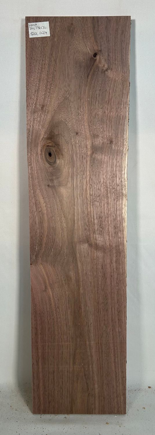 Walnut 3/4" x 7 3/8" x 30"