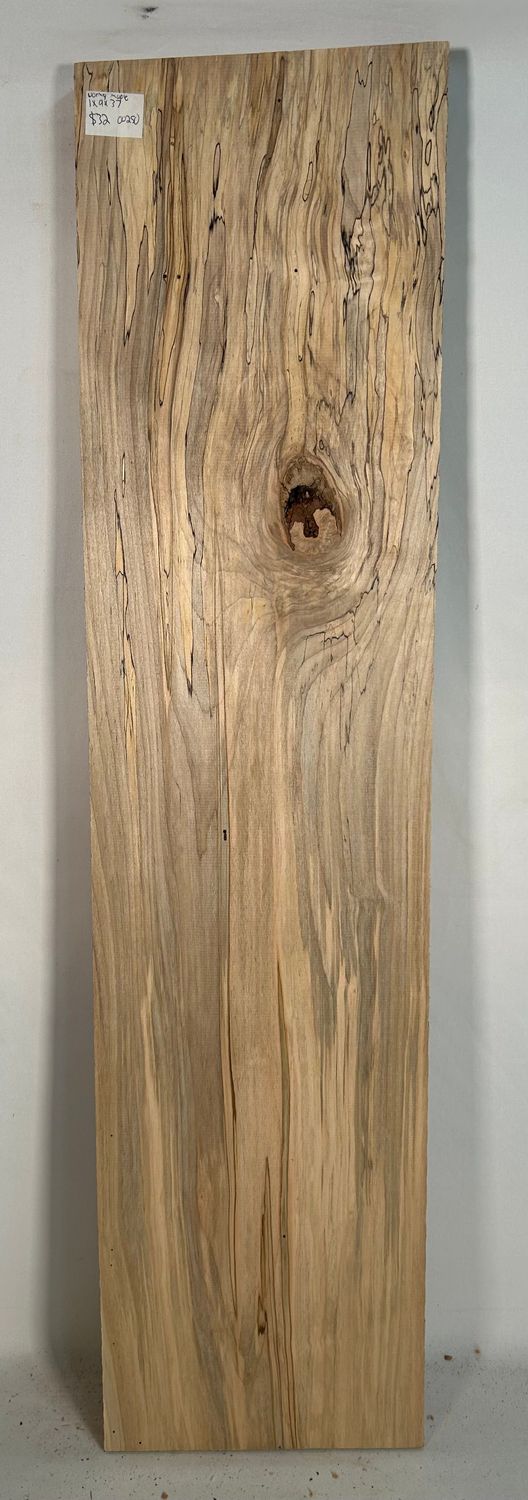 Wormy Maple 1" x 9" x 37"