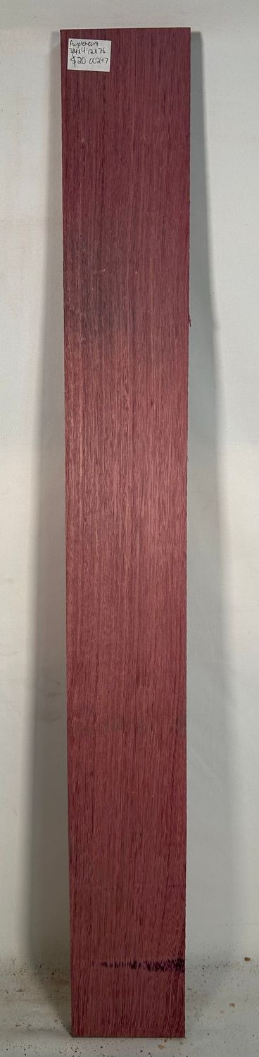 Purpleheart 3/4" x 4 1/2" x 36"