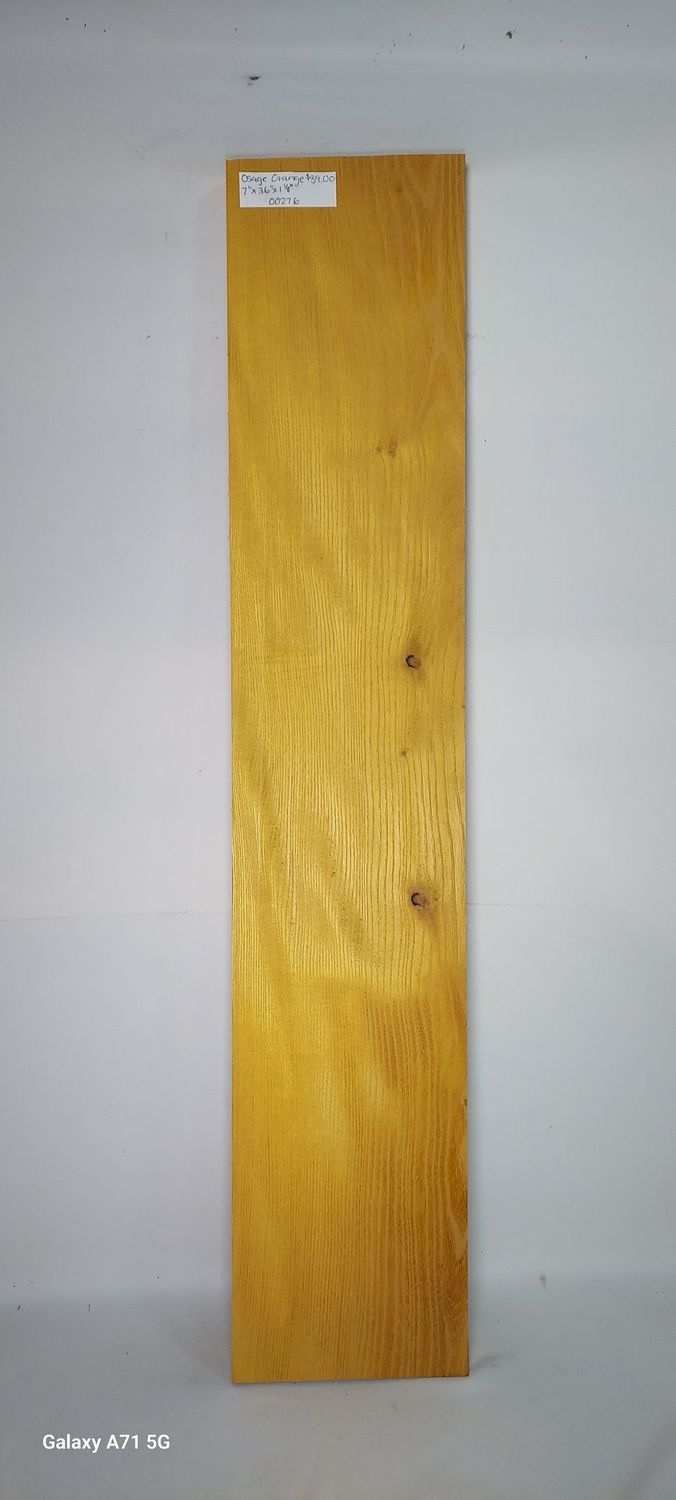 Osage Orange 7"x36"x1"