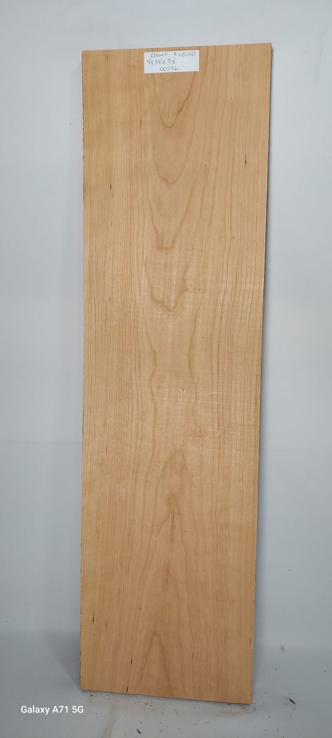 Cherry 9"x34"x7/8"