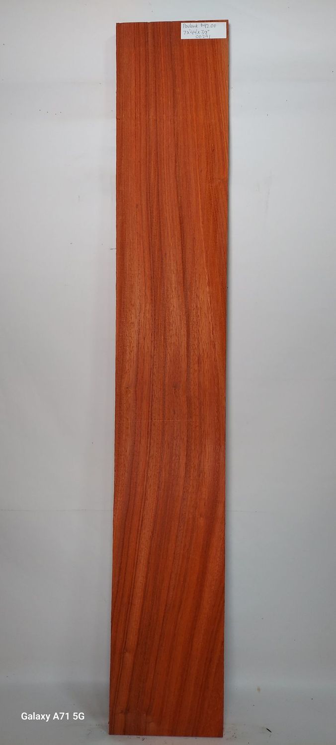 Padauk 7"x44"x7/8"