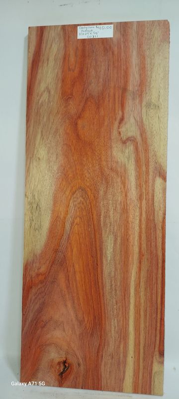 Candy Cane Padauk 11"x29"x5/8"