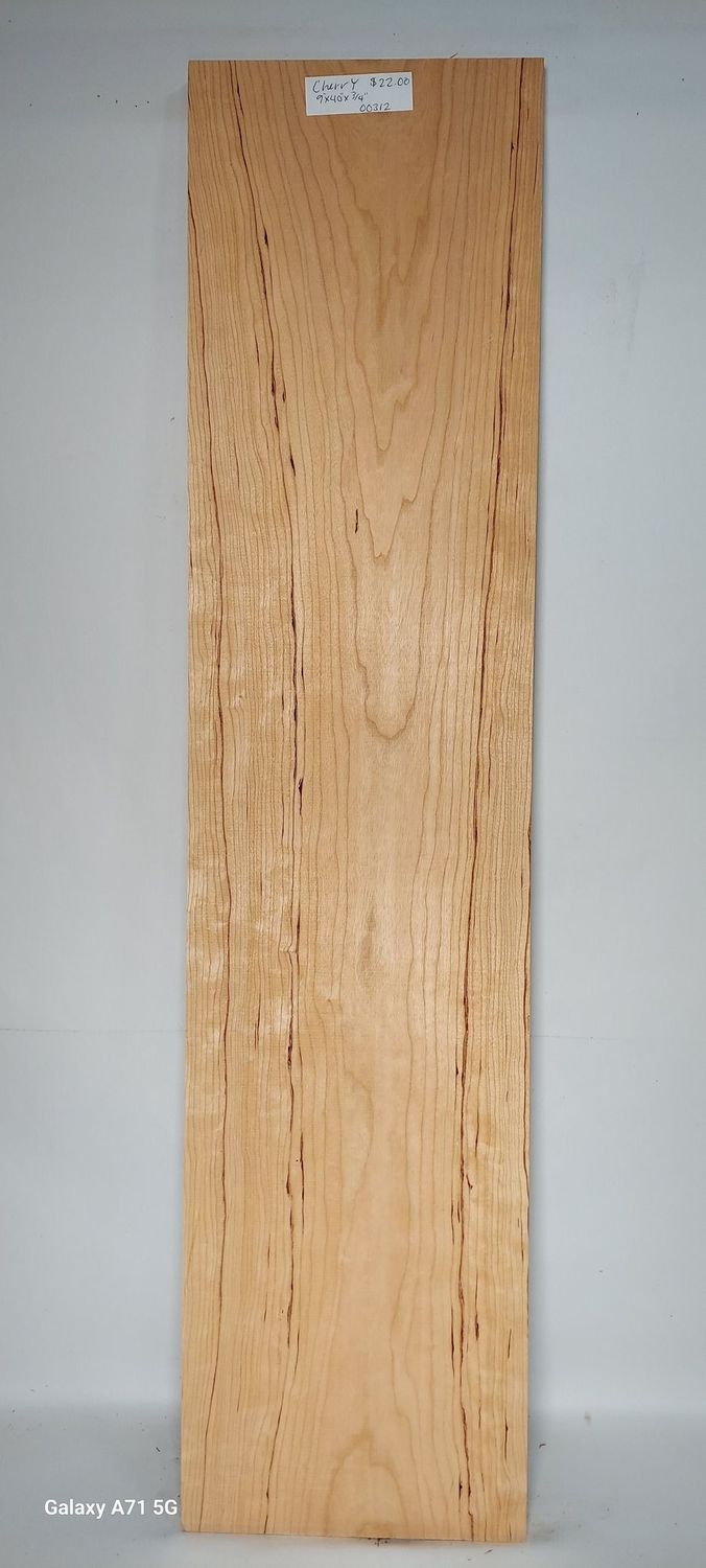Cherry 9"x40"x3/4"