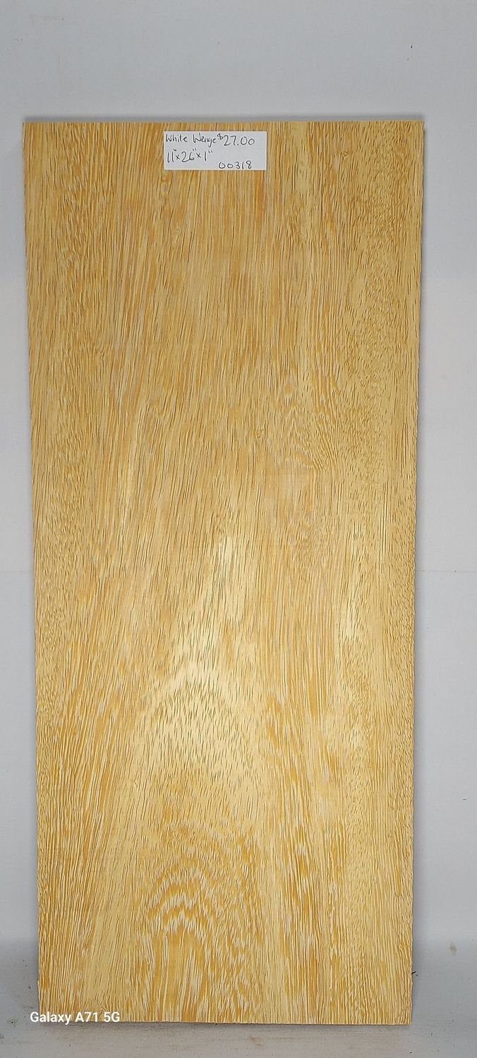 White Wenge 11"x26"x1"