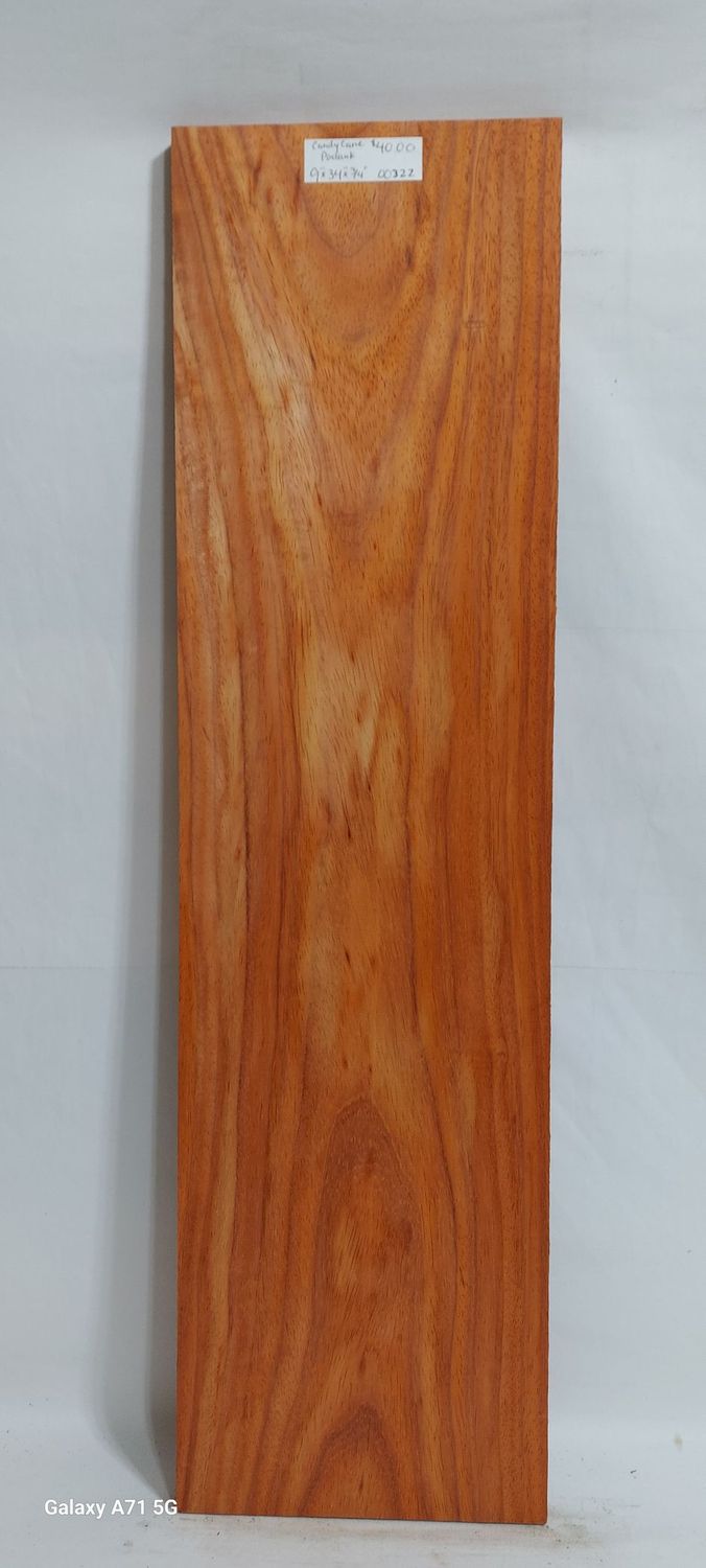 Candy Cane Padauk 9"x34"x3/4"