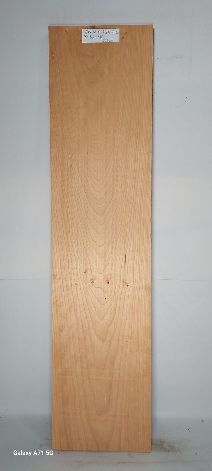 Cherry 8"x33"x7/8"