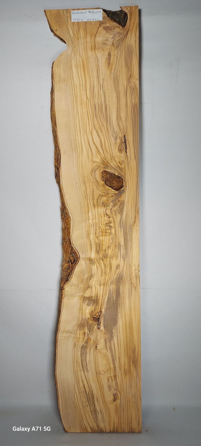 Olivewood 7"x39"x1"