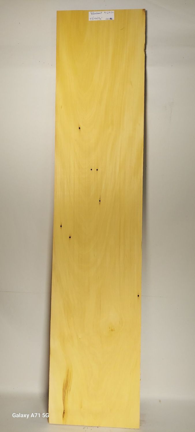 Yellowheart 9.1/2"x44"x3/4"