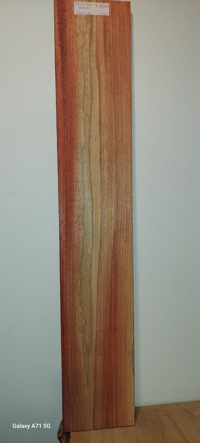 Candy Cane Padauk 7/8"x6"x36"