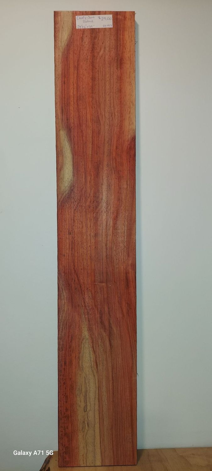 Candy Cane Padauk 7/8"x6"x35"