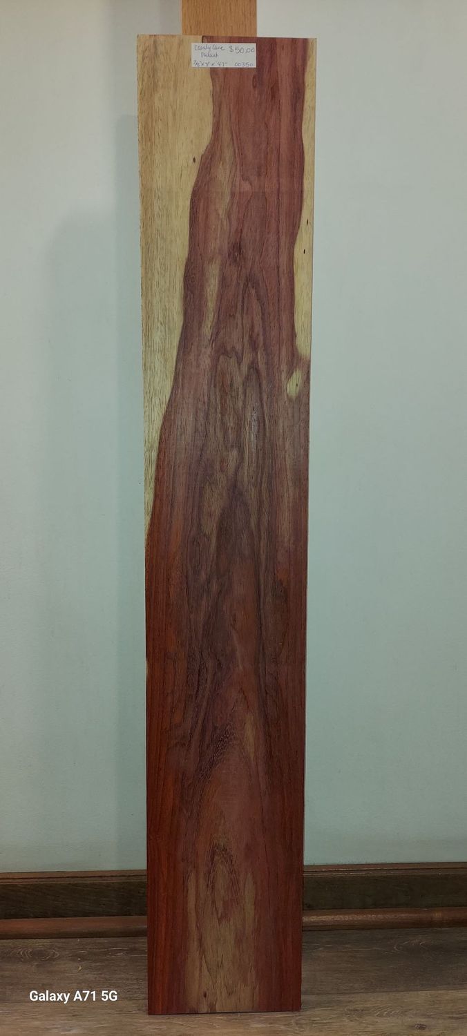 Candy Cane Padauk 7/8"x8"x47"