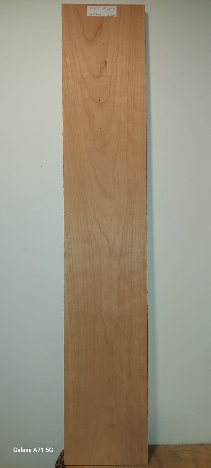Cherry 7/8"x8"x44"