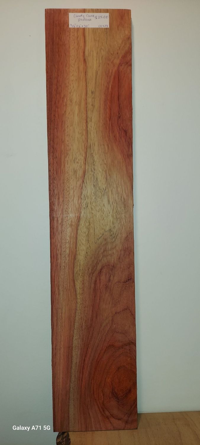 Candy Cane Padauk 3/4"x6"x30"