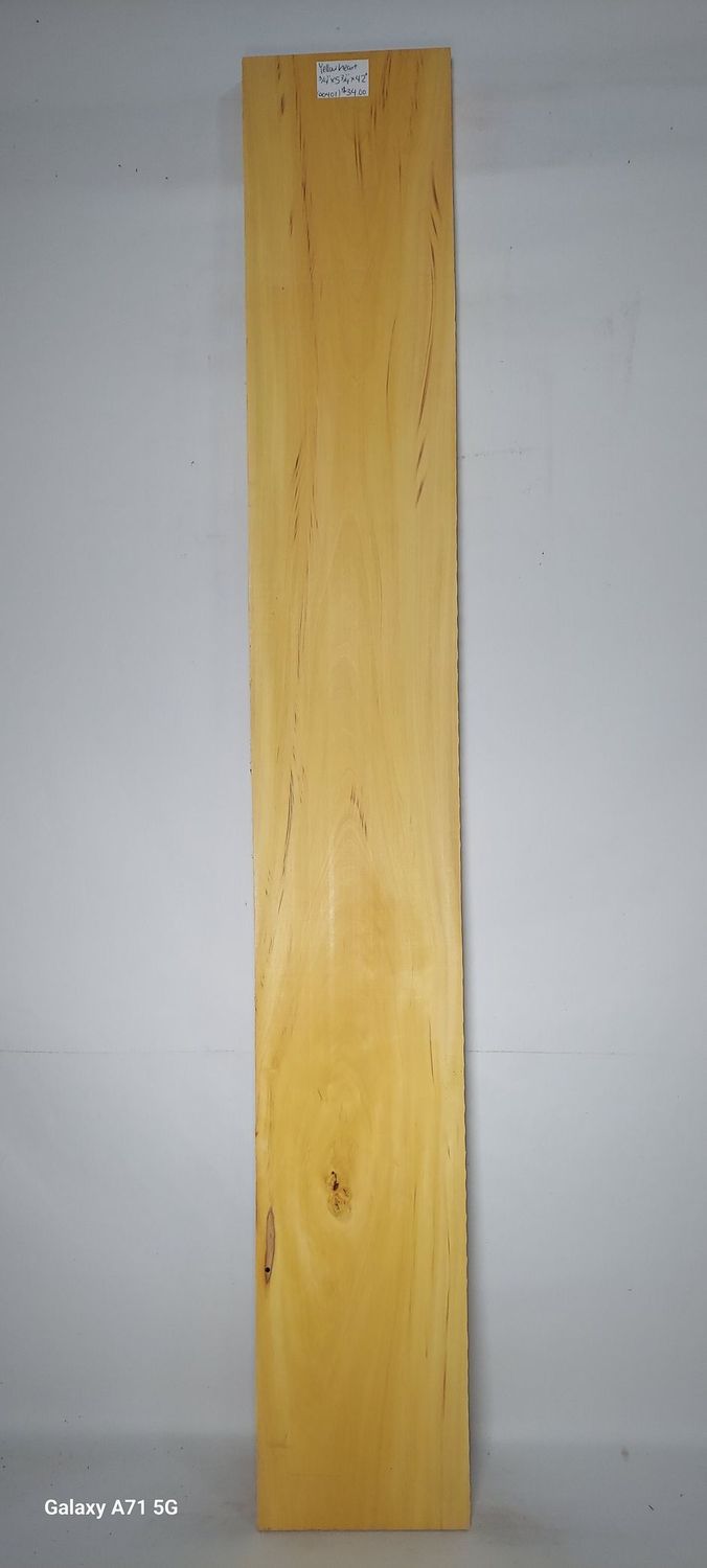 Yellowheart 3/4"x5.3/4"x42"