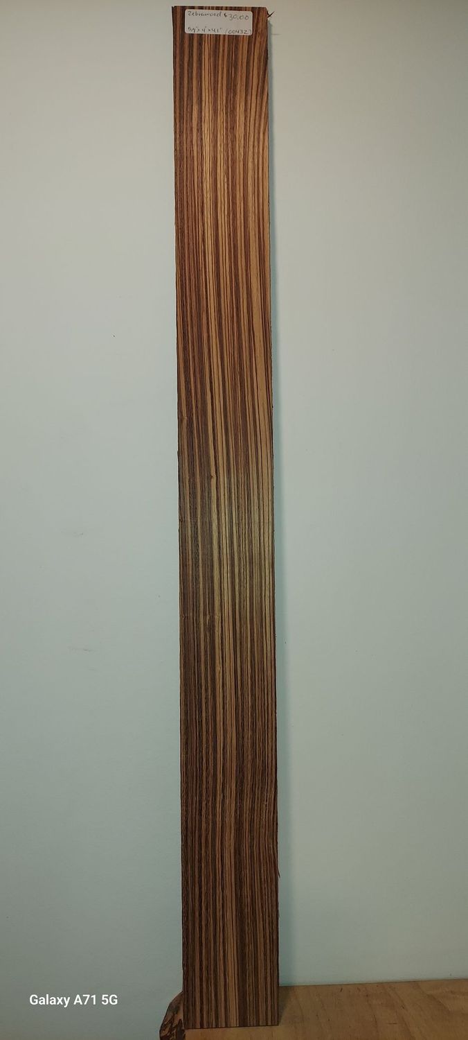 Zebrawood 5/8&quot;x4&quot;x41&quot;
