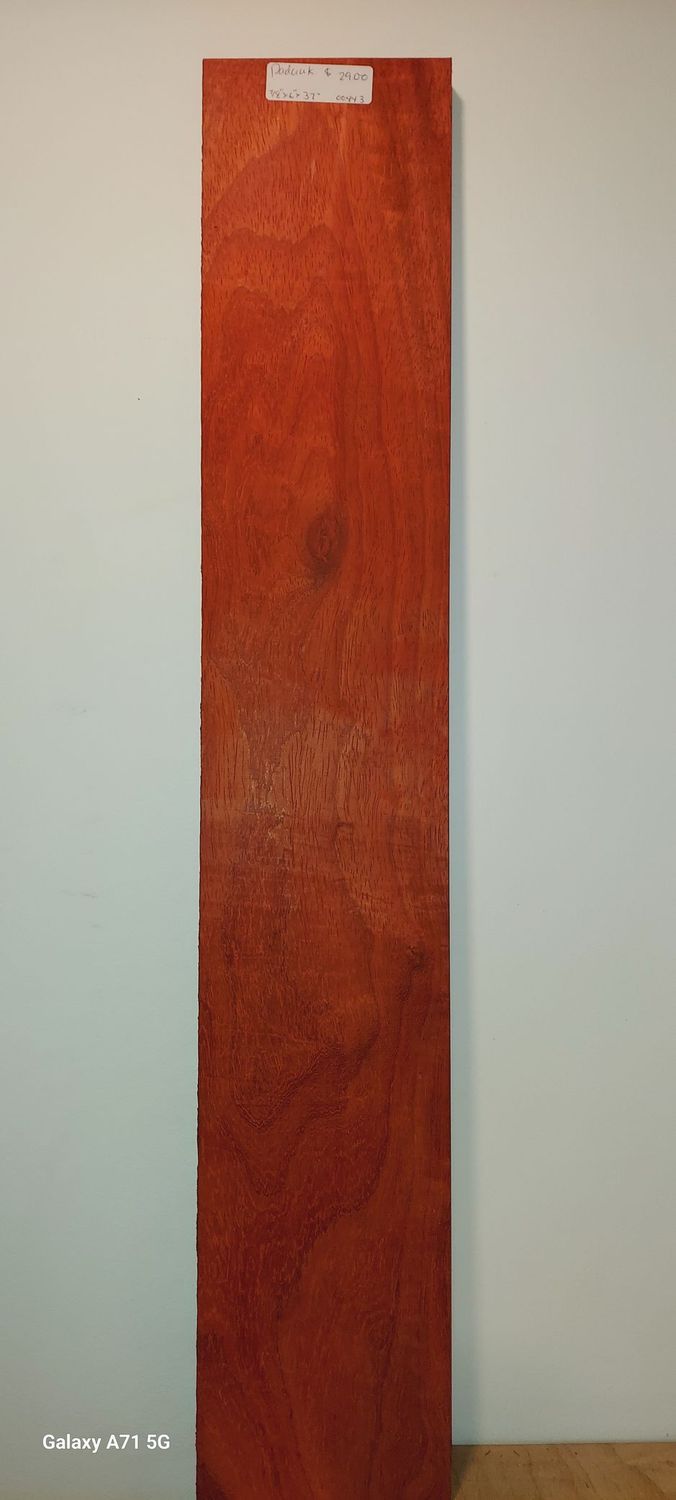 Padauk 7/8"x6"x37"