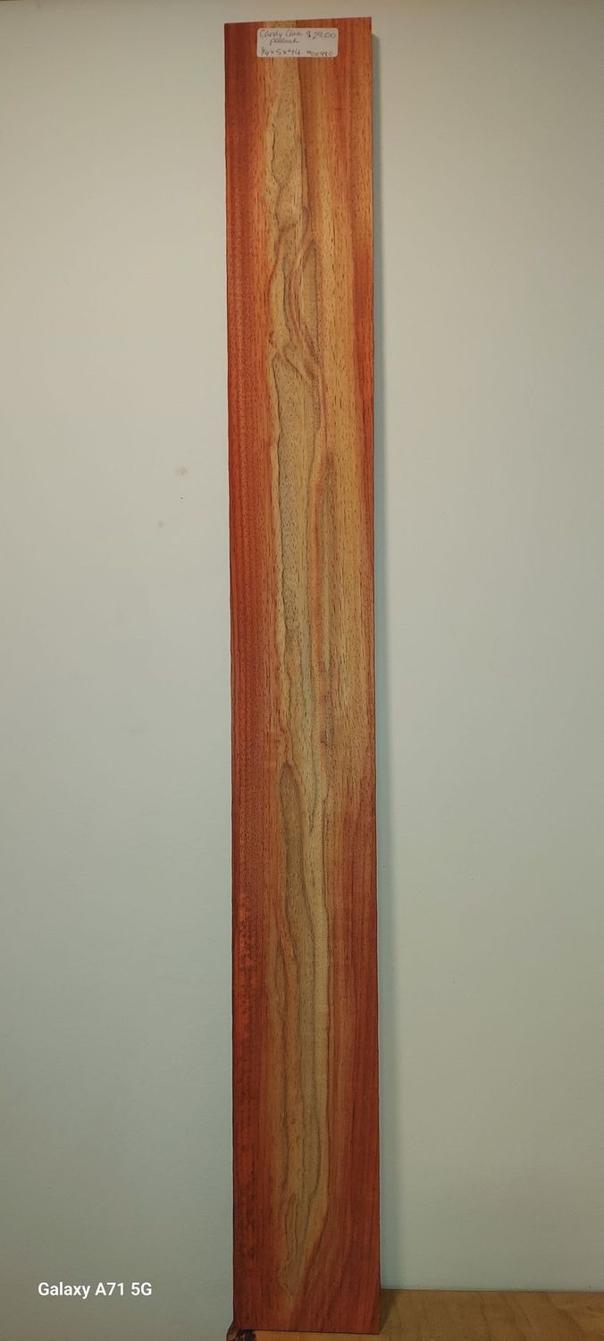 Candy Cane Padauk 3/4"x5"x44"