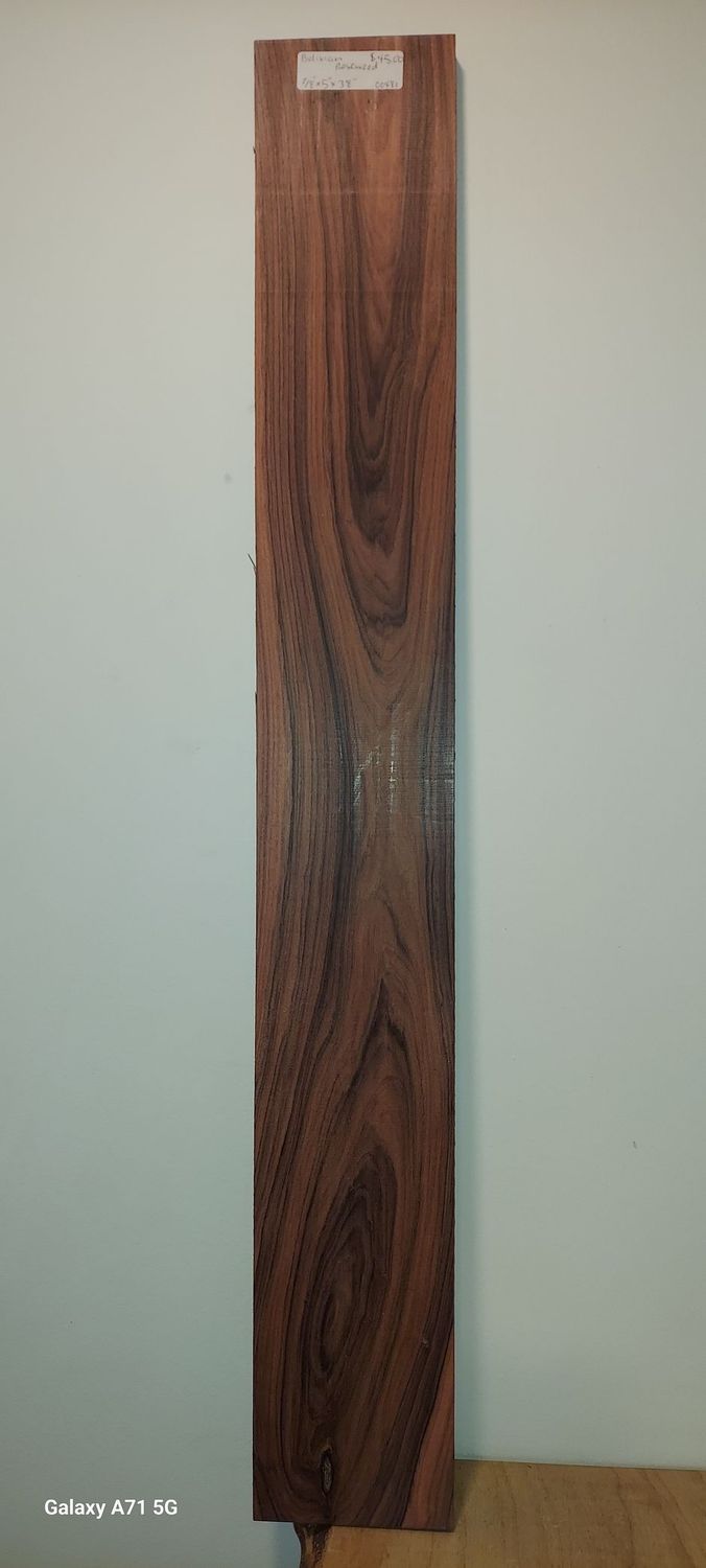 Bolivian Rosewood 7/8"x5"x38"
