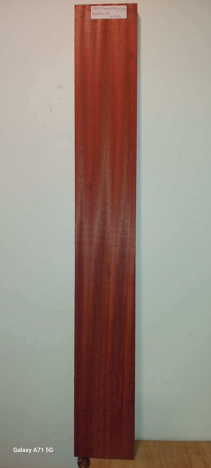 Bloodwood 7/8"x4,3/4"x35"