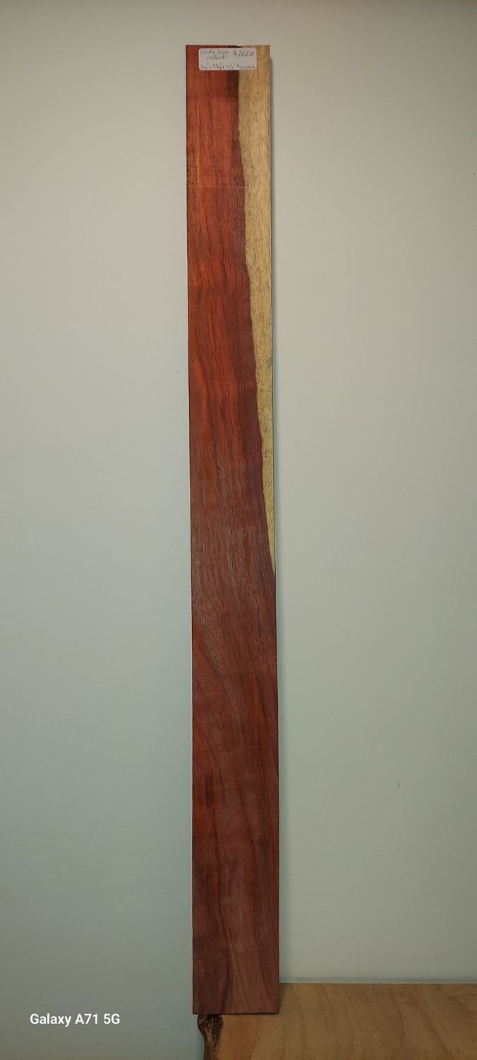 Cnady Cane Padauk 3/4"x3,3/4"x43"