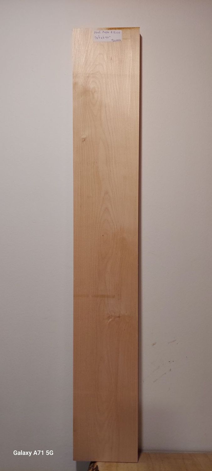 Hard Maple 7/8"x6"x40"