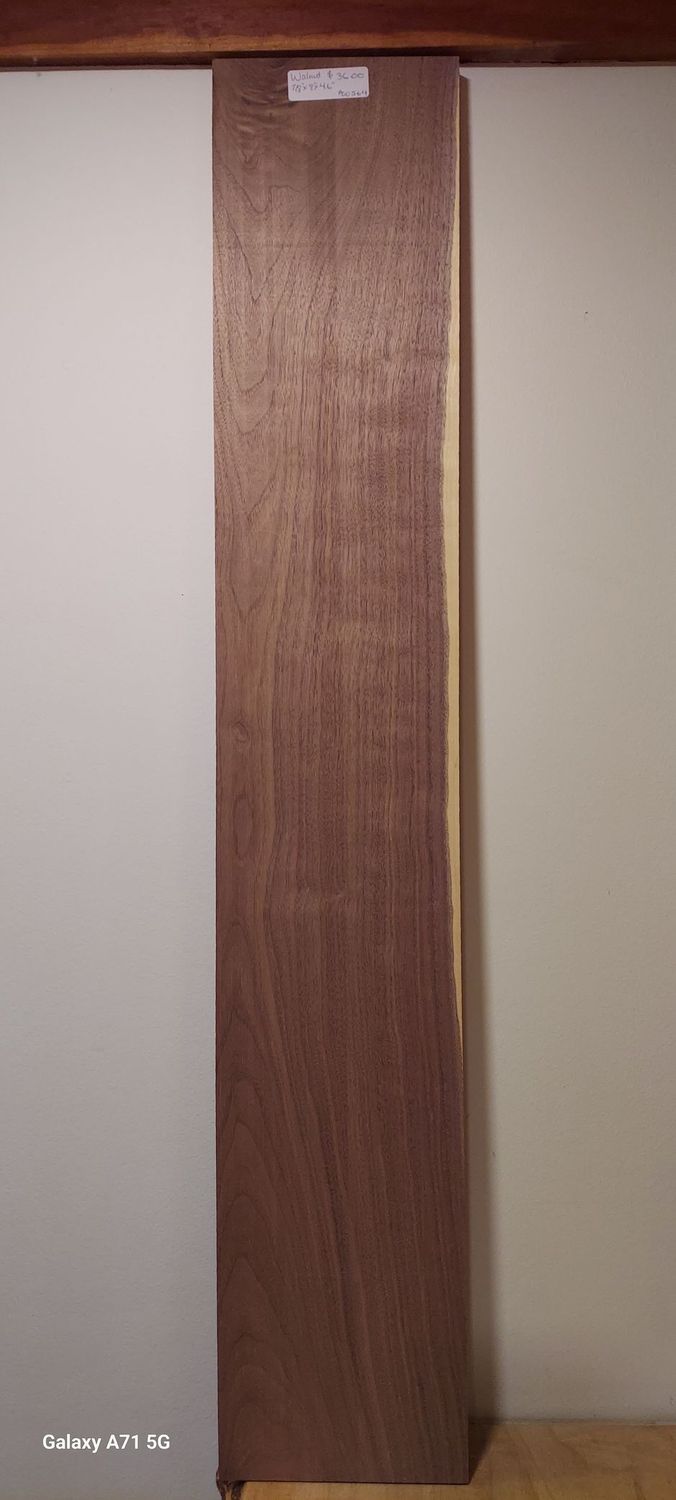 Walnut 7/8"x8"x46"