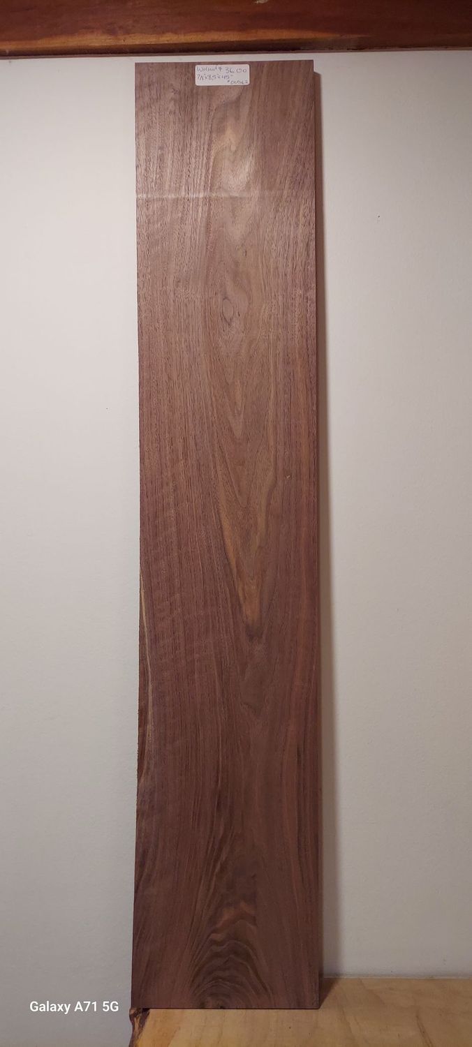 Walnut  7/8"x8.5"x45"