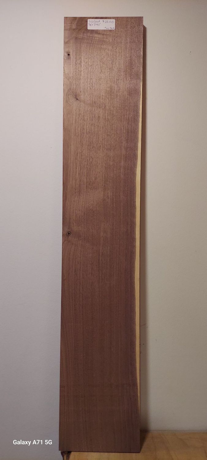 Walnut 7/8"x7"x41"
