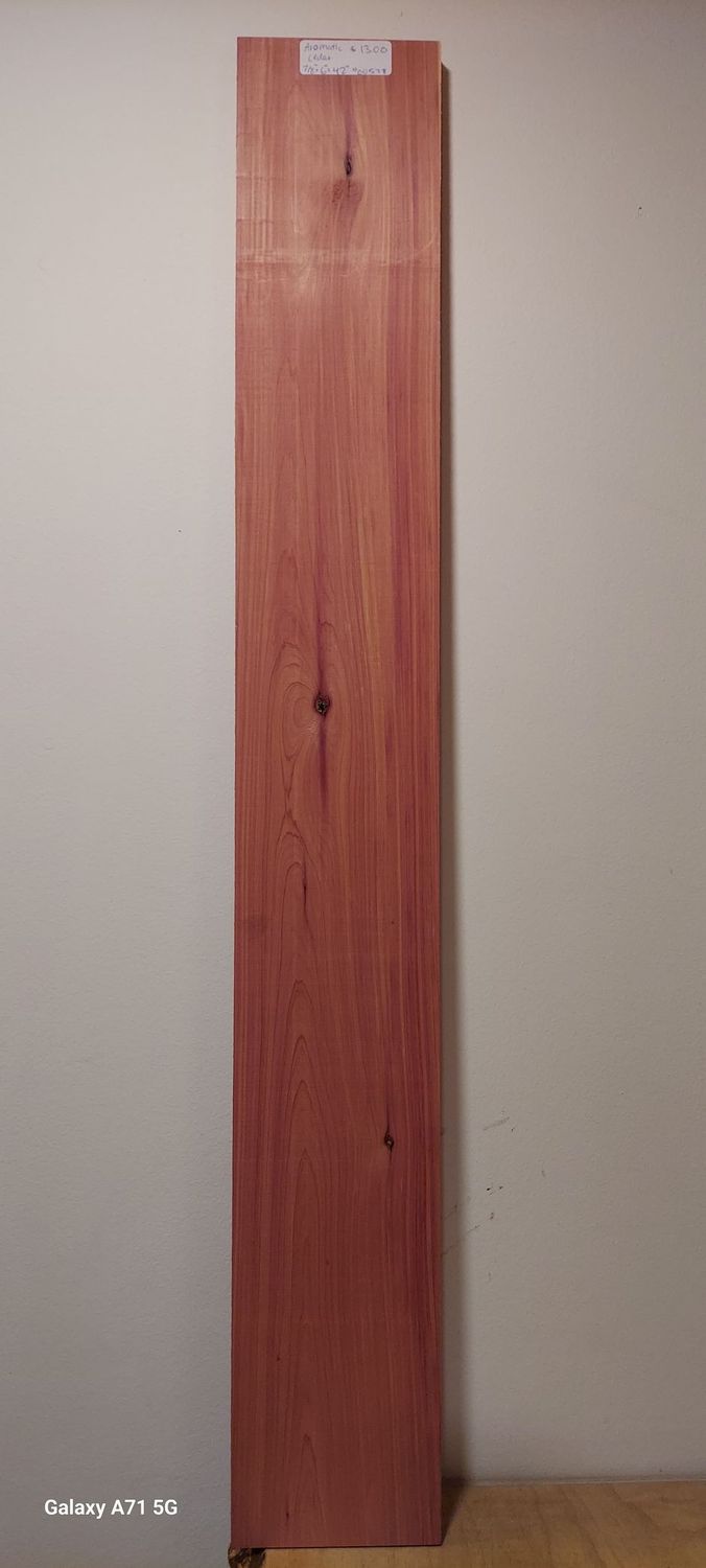 Aromatic Cedar 7/8"x6"x42"