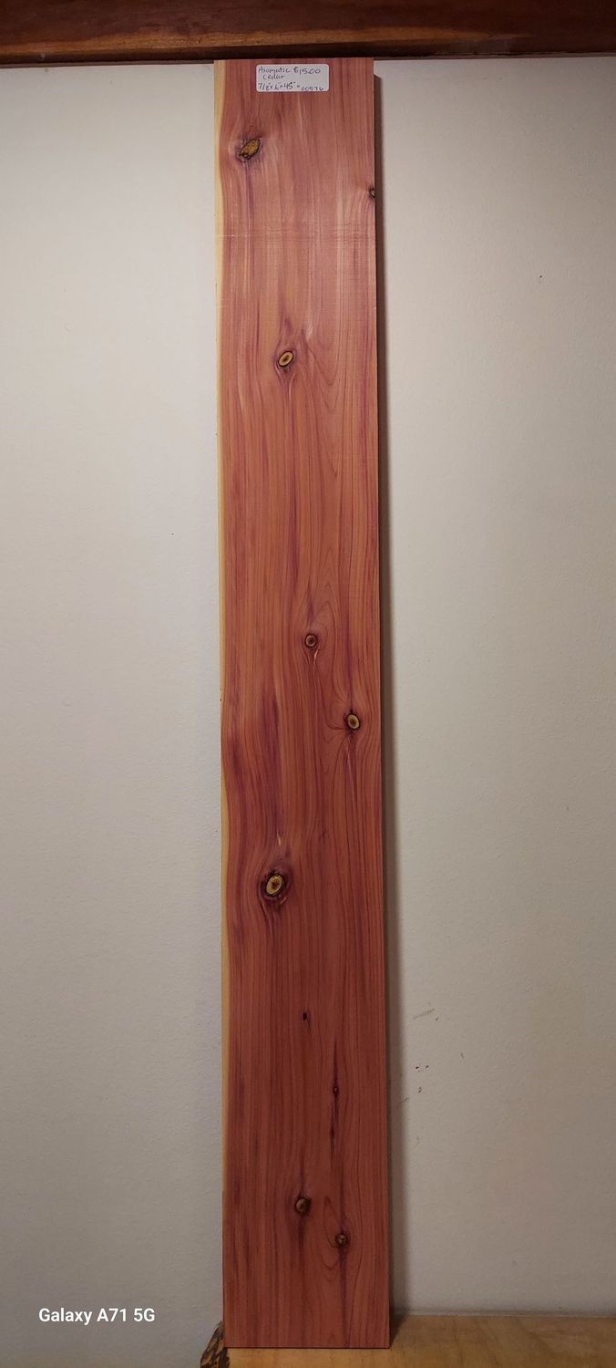 Aromatic Cedar 7/8"x6"x45"