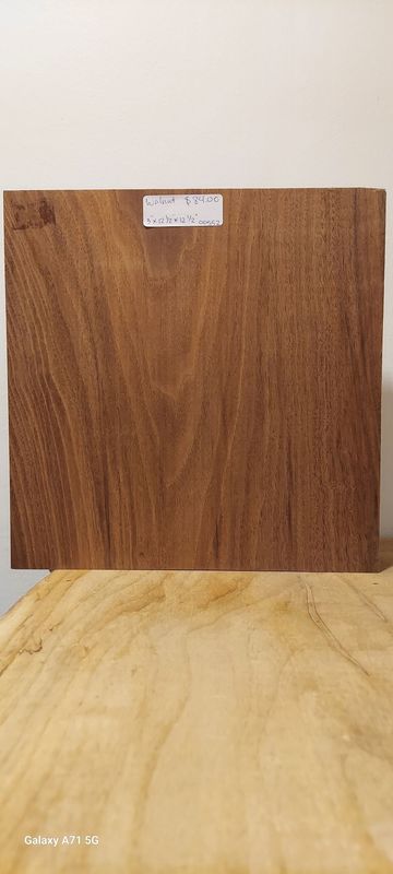 Walnut 3"x12.5"x12.5"