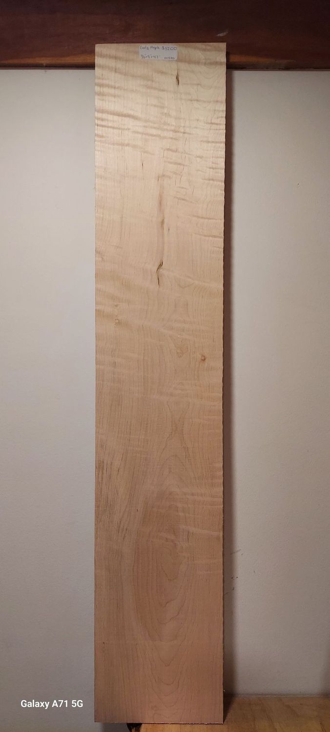 Curly Maple 7/8"x9"x47"