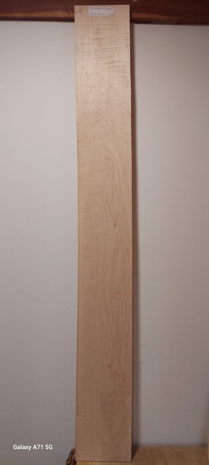 Curly Maple 7/8"x5.5"x47"