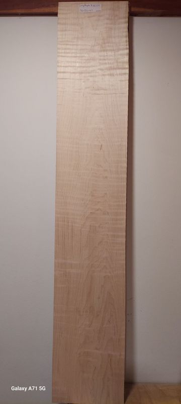 Curly Maple 7/8"x8.5"x47"