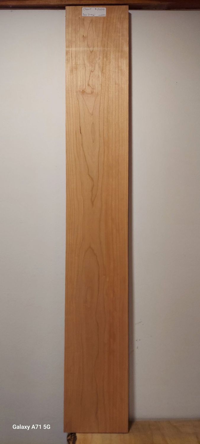 Cherry 7/8"x7"x46"