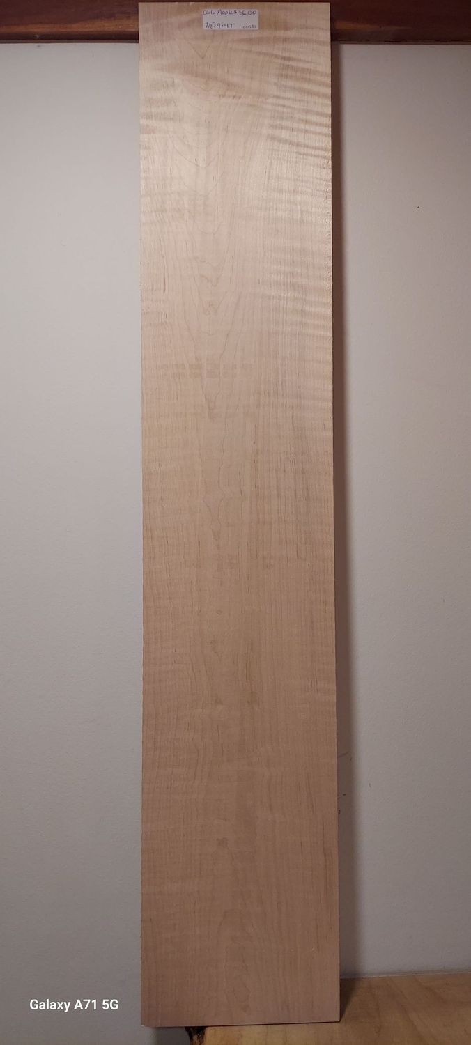 Curly Maple 7/8"x9"x47"