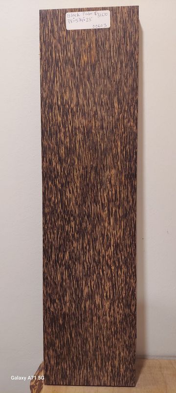 Black Palm  7/8"x5,3/4"x23"