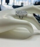 RING 14K 6.6g CUBIC ZIRCONIA