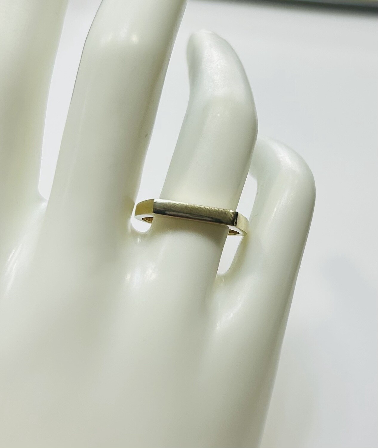 RING 14K 2.2g RECTANGLE