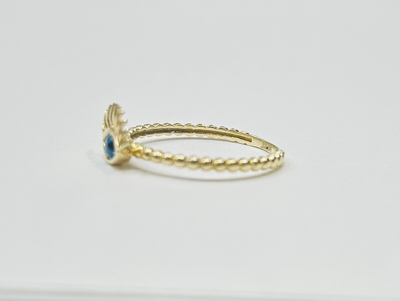 RING 14K 1.2g EVIL EYE