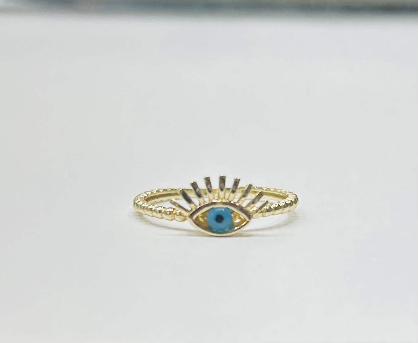 RING 14K 1.2g EVIL EYE