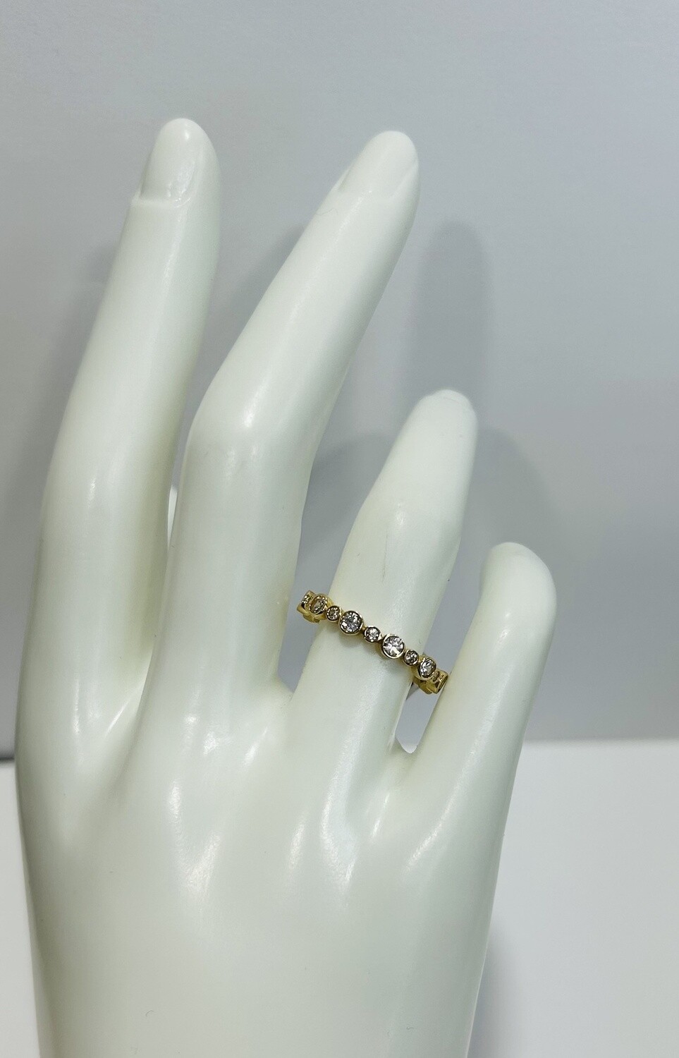 RING 14K 1.9 CZ BAND