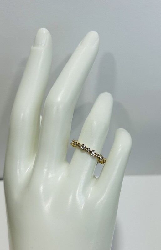RING 14K 1.9 CZ BAND