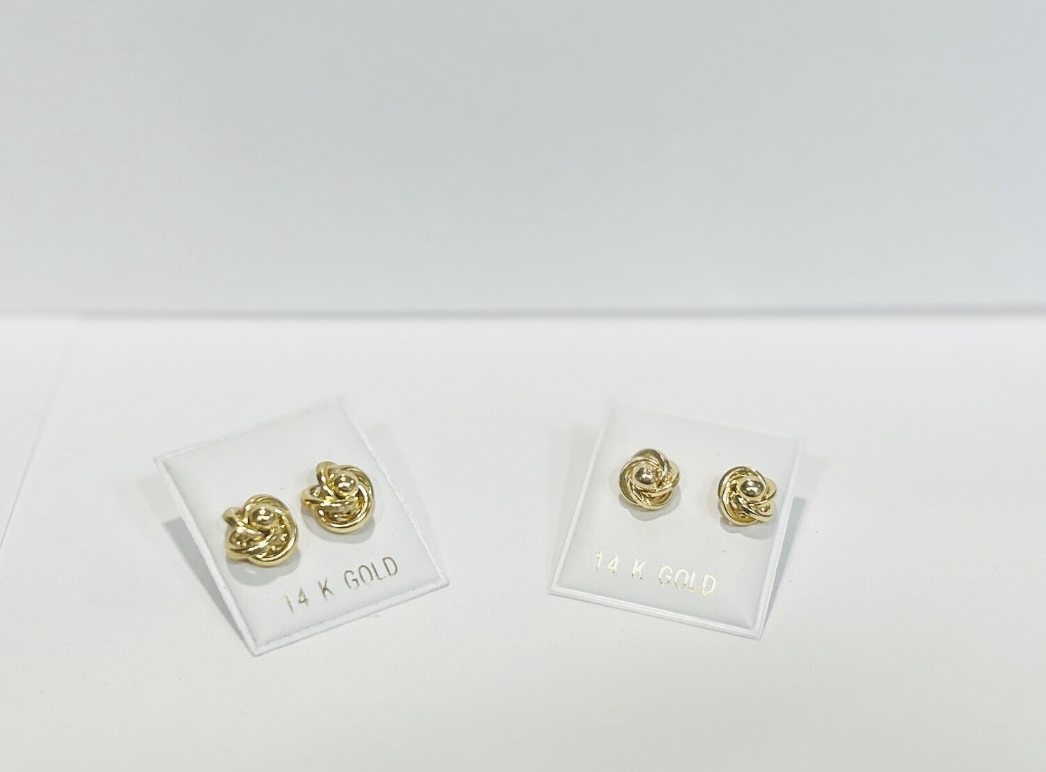 14K BEADED KNOTS