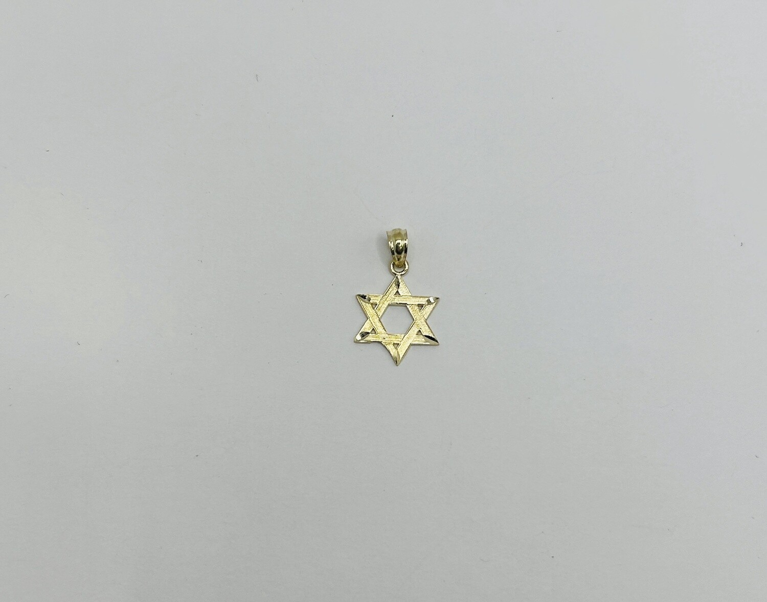 10k Star of David charm, Model: 13mm/0.6g